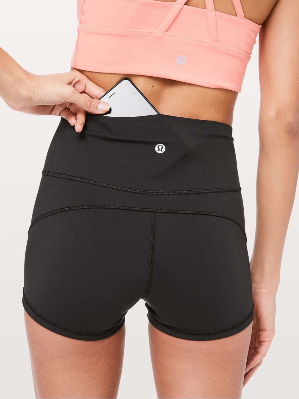 Lululemon Align High-Rise Short 2.5" Black Size 2 Nulu Yoga Biker Shorts